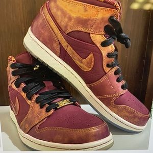 Air Jordan 1  mid BHM  limited addition 2014